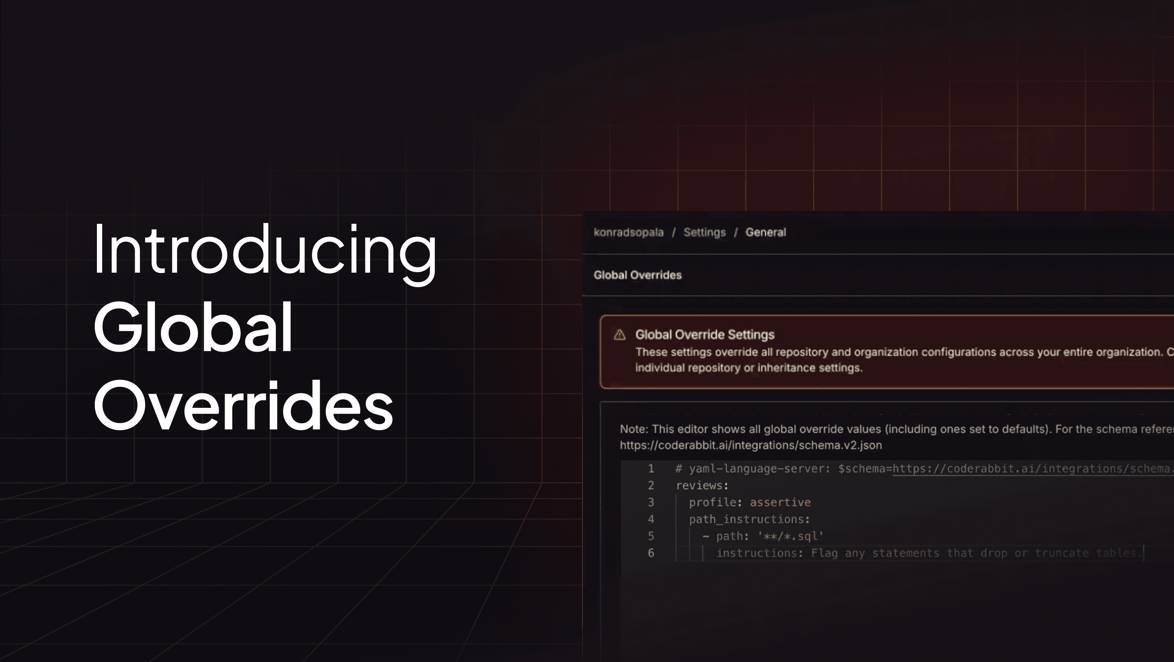 Introducing Global Overrides