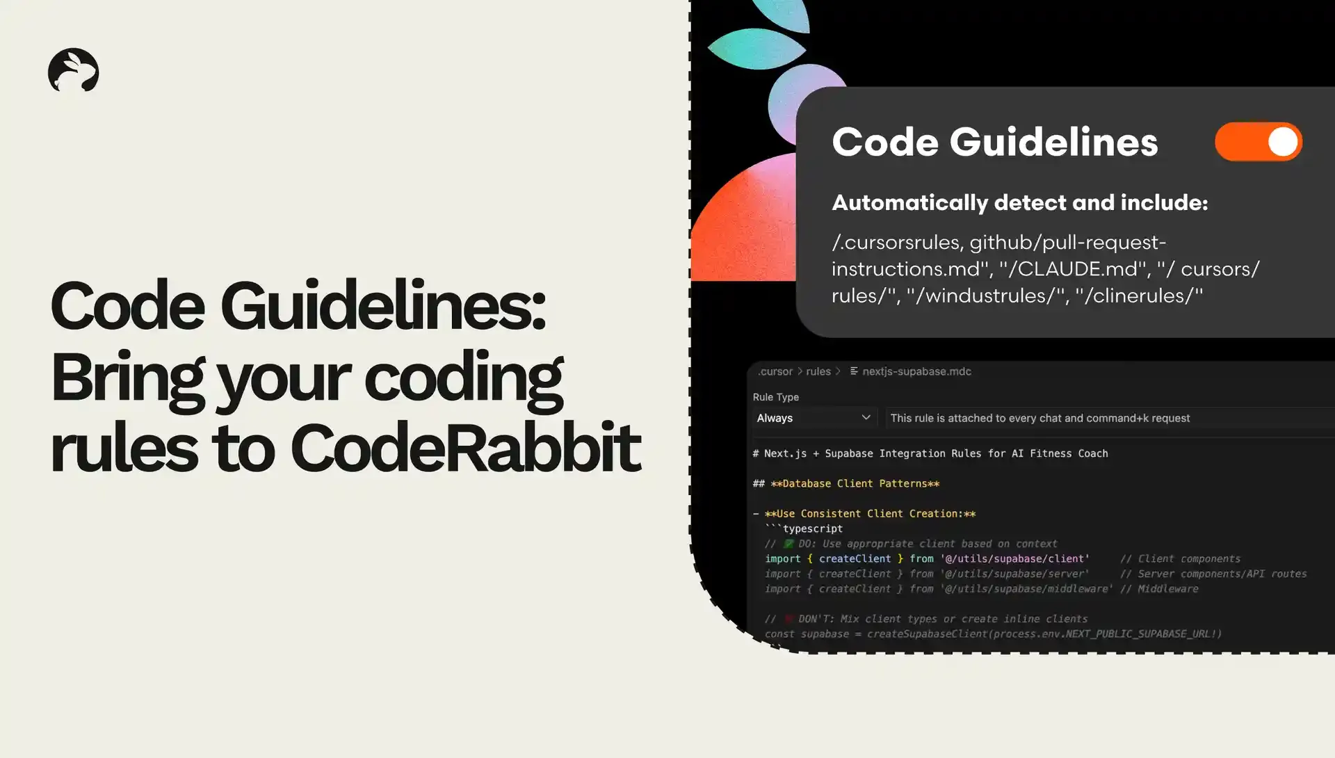 Code Guidelines: あなたのコーディング規約をCodeRabbitに取り込もう