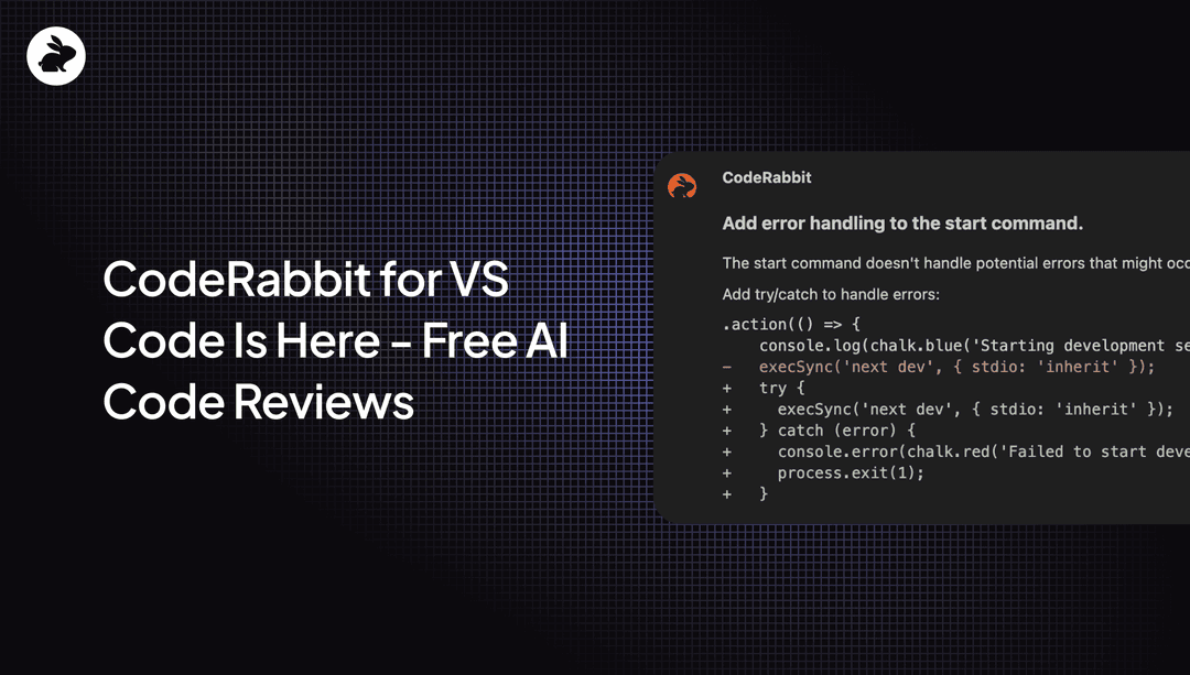 CodeRabbit brings free AI code reviews to Visual Studio Code