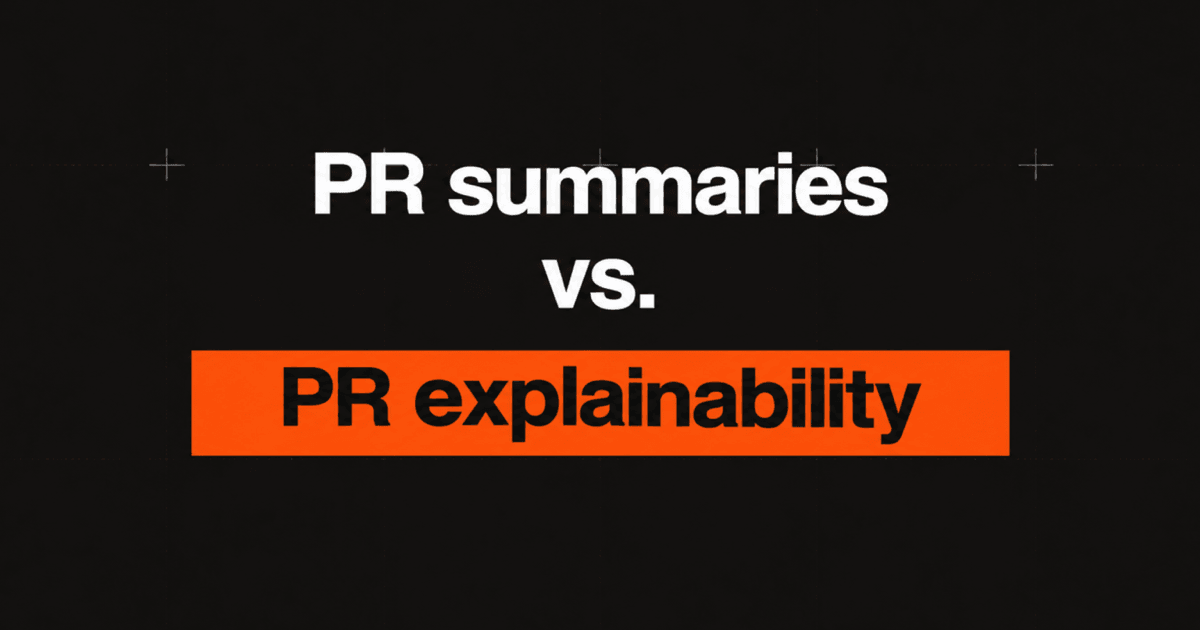 PR summaries vs. PR explainability: Closing comprehension debt