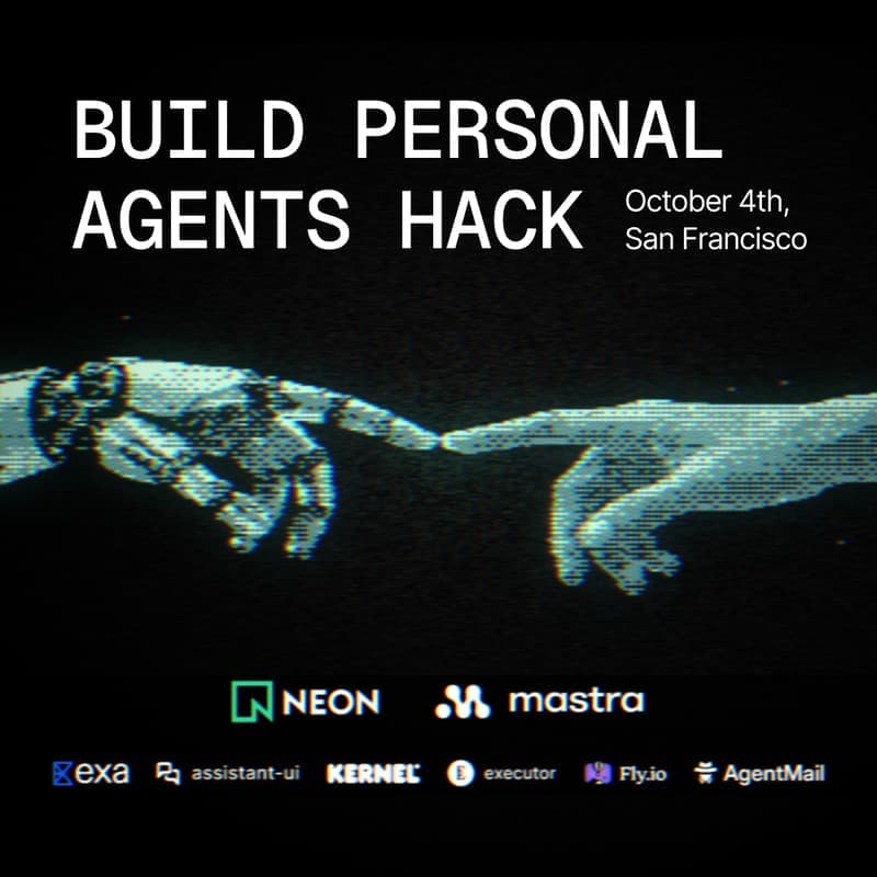 Build Personal Agents Hack event artwork