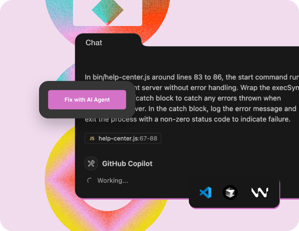Fix with AI