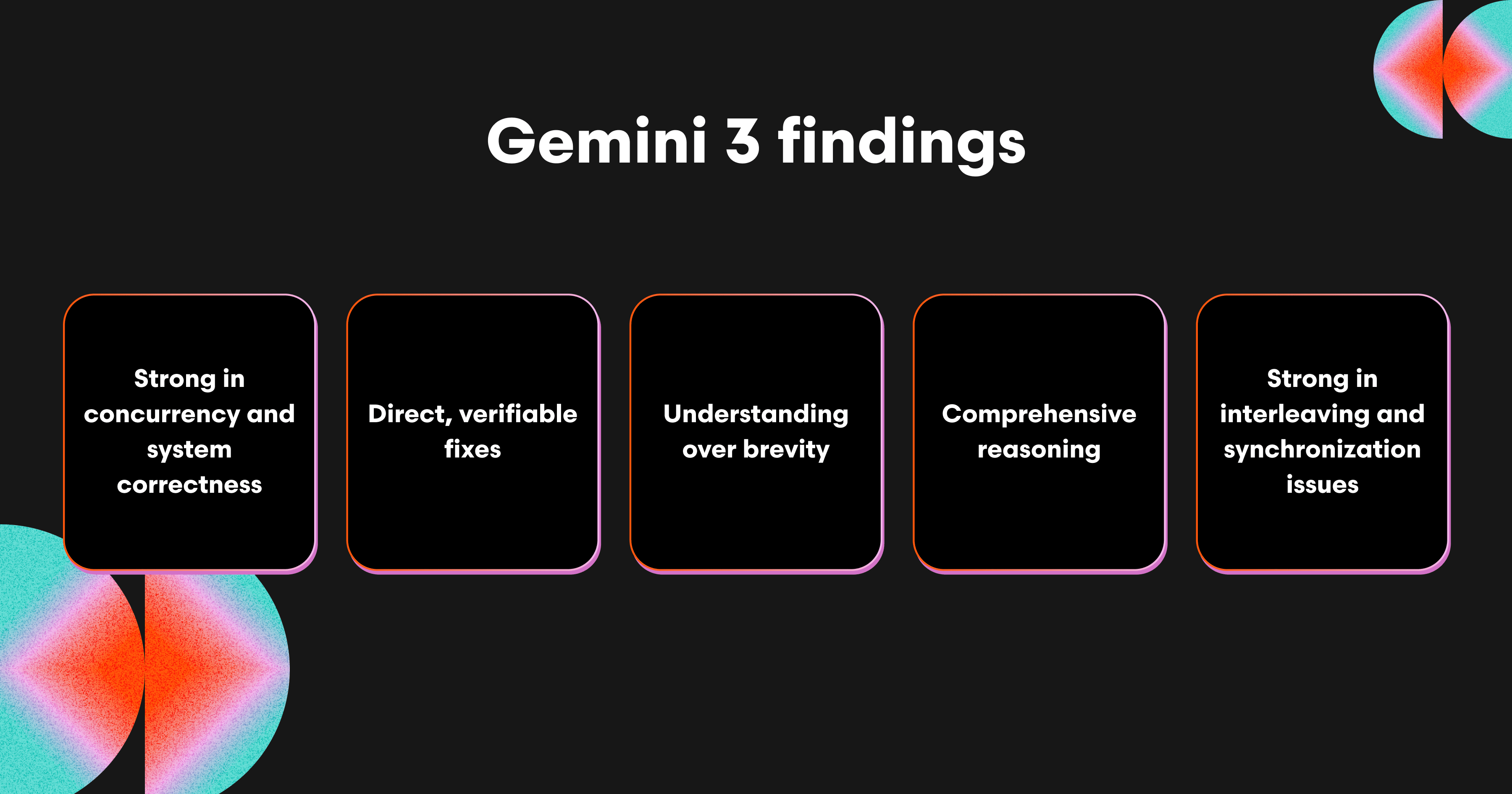 コード関連タスクにおける Gemini 3の評価 : 高密度なエンジニア