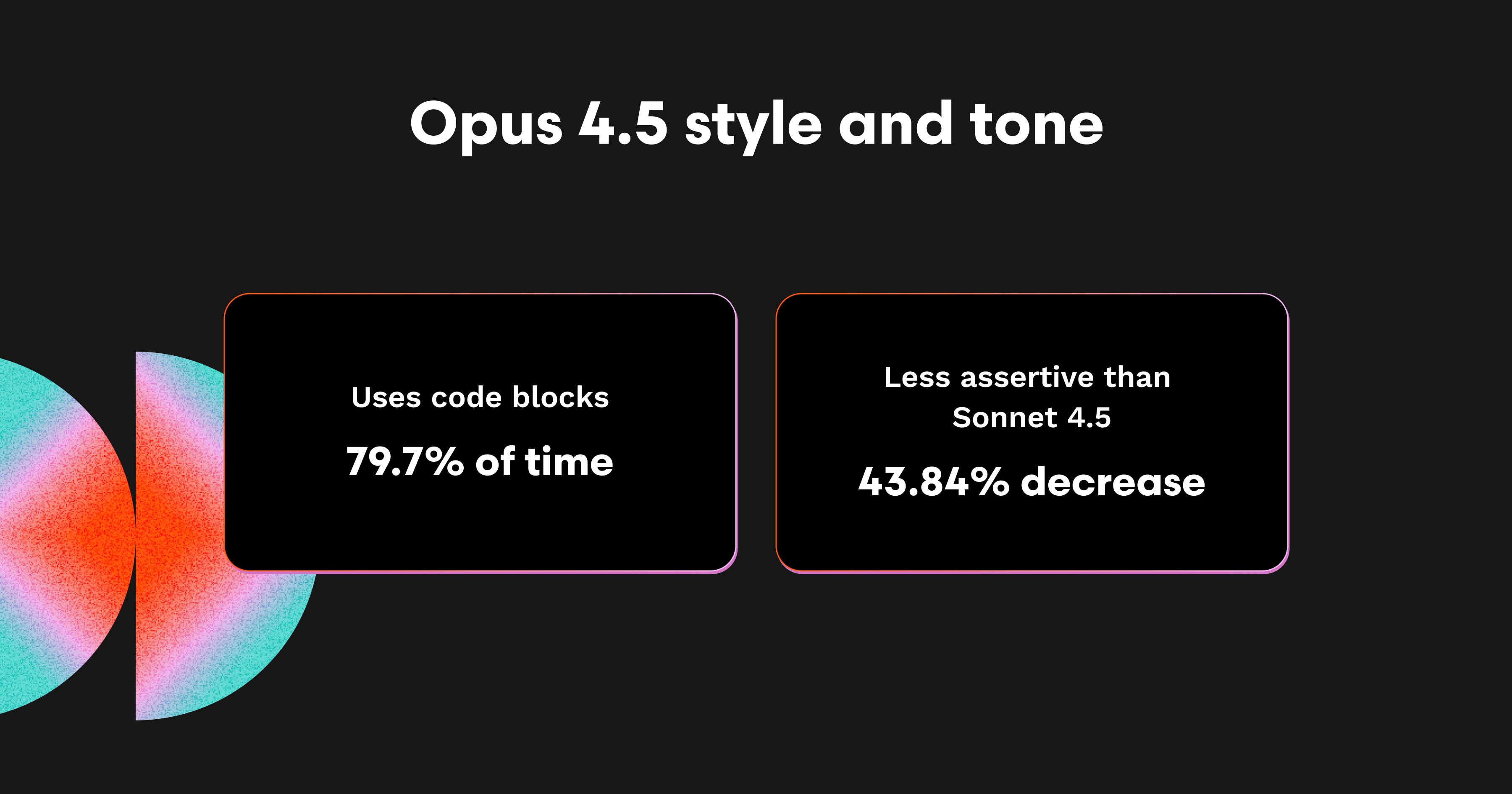 Opus 4.5のコード関連タスク:システムアーキテクトのように振る舞う