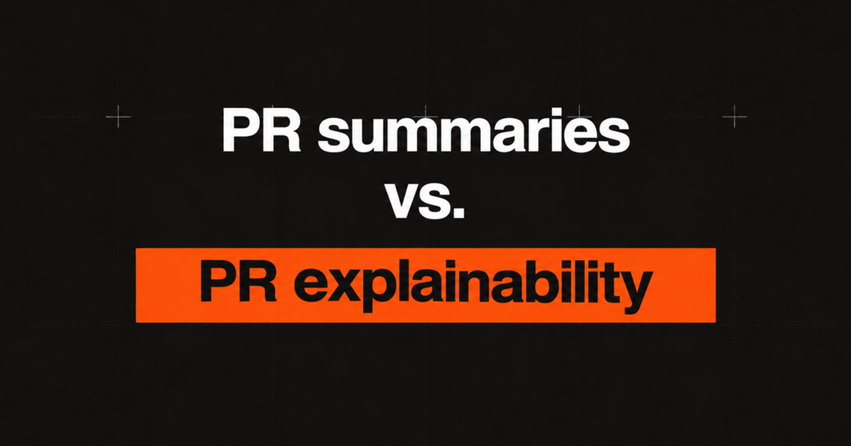 PR summaries vs. PR explainability: Closing comprehension debt